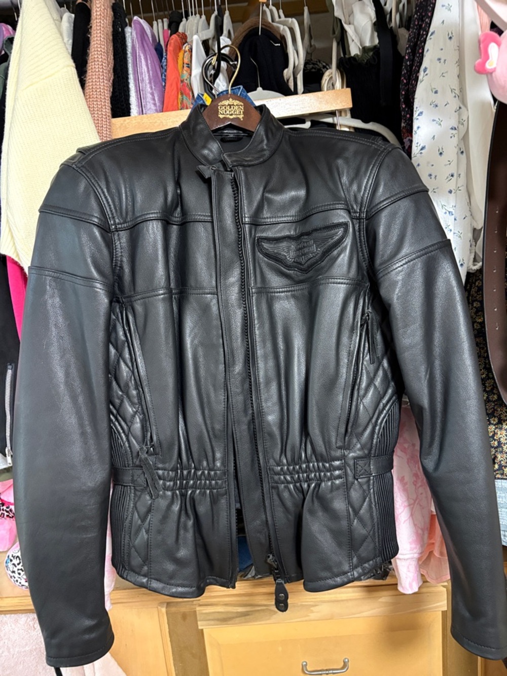 Harley Davidson Black Leather Jacket